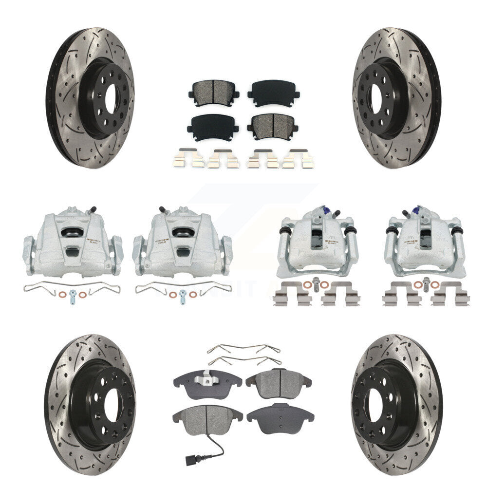 Transit Auto KCD-100271S Disc Brake Kit for 2009-2011 Volkswagen Tiguan - Front and Rear product image