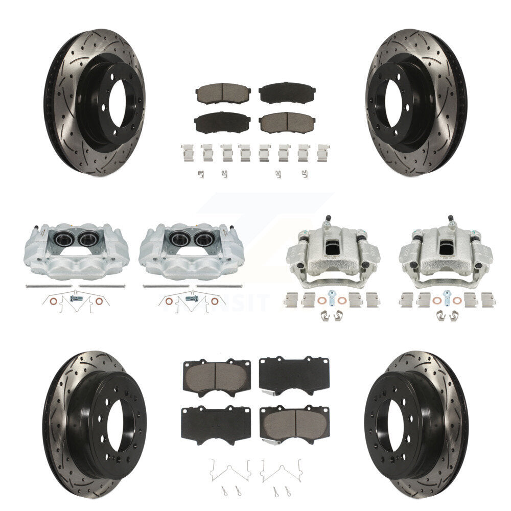Transit Auto KCD-100272C Disc Brake Kit for 2010-2015 Lexus GX460, Toyota 4Runner - Front and Rear product image