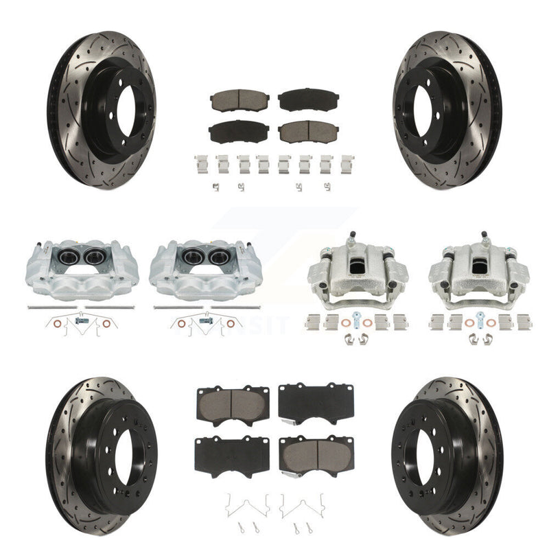 Transit Auto KCD-100272C Disc Brake Kit for 2010-2015 Lexus GX460, Toyota 4Runner - Front and Rear product image