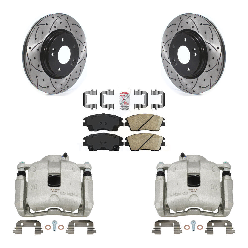 Transit Auto KCD-100272N Disc Brake Kit for 2016-2021 Hyundai Tucson, Kia Sportage - Front product image