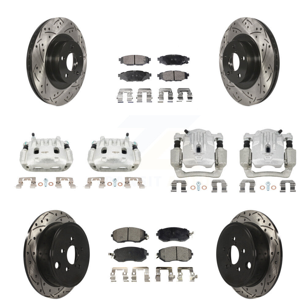Transit Auto KCD-100273P Disc Brake Kit for 2013-2014 Subaru Legacy, Subaru Outback - Front and Rear product image