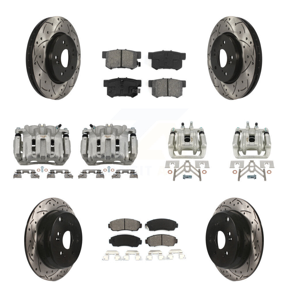 Transit Auto KCD-100273S Disc Brake Kit for 2007-2012 Acura RDX - Front and Rear product image