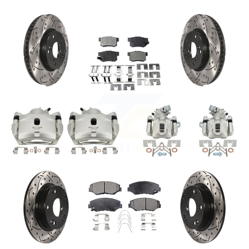 Transit Auto KCD-100273T Disc Brake Kit for 2015 Honda Civic - Front and Rear product image