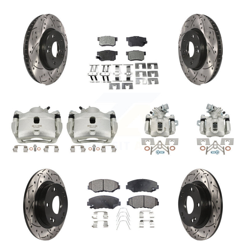 Transit Auto KCD-100273T Disc Brake Kit for 2015 Honda Civic - Front and Rear product image