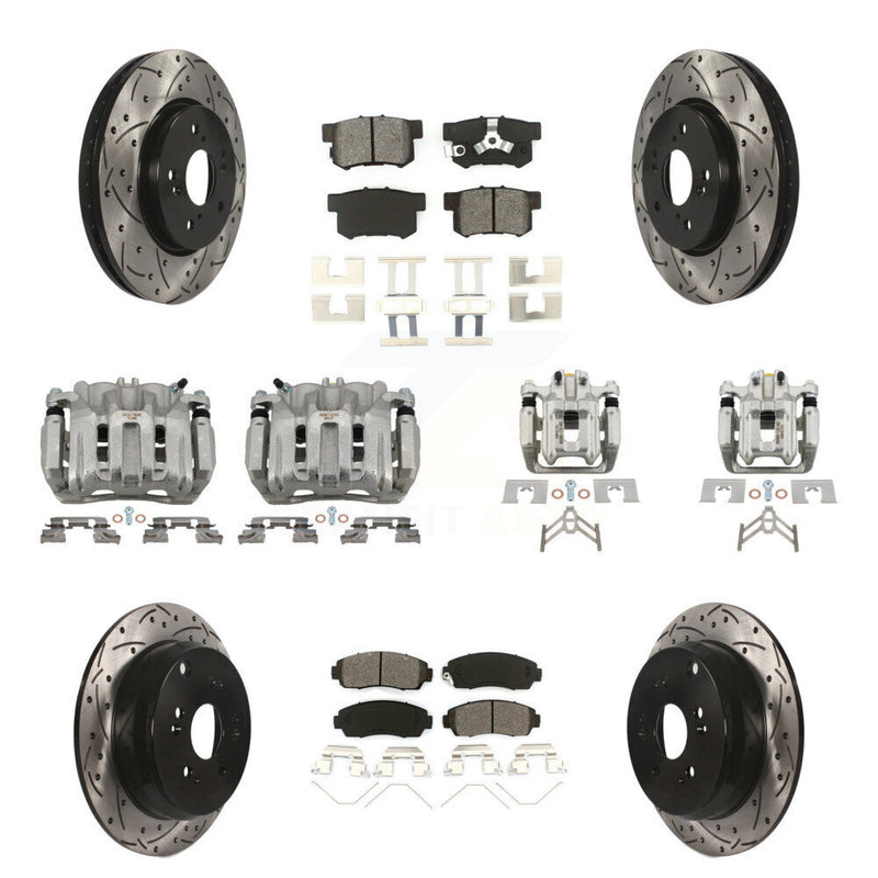 Transit Auto KCD-100274S Disc Brake Kit for 2012-2016 Honda CR-V - Front and Rear product image