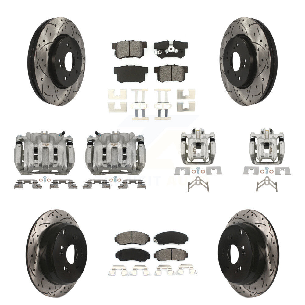 Transit Auto KCD-100275S Disc Brake Kit for 2007-2011 Honda CR-V - Front and Rear product image