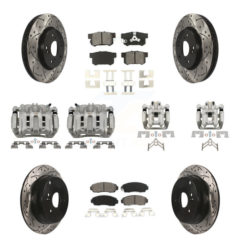 Transit Auto KCD-100275S Disc Brake Kit for 2007-2011 Honda CR-V - Front and Rear product image