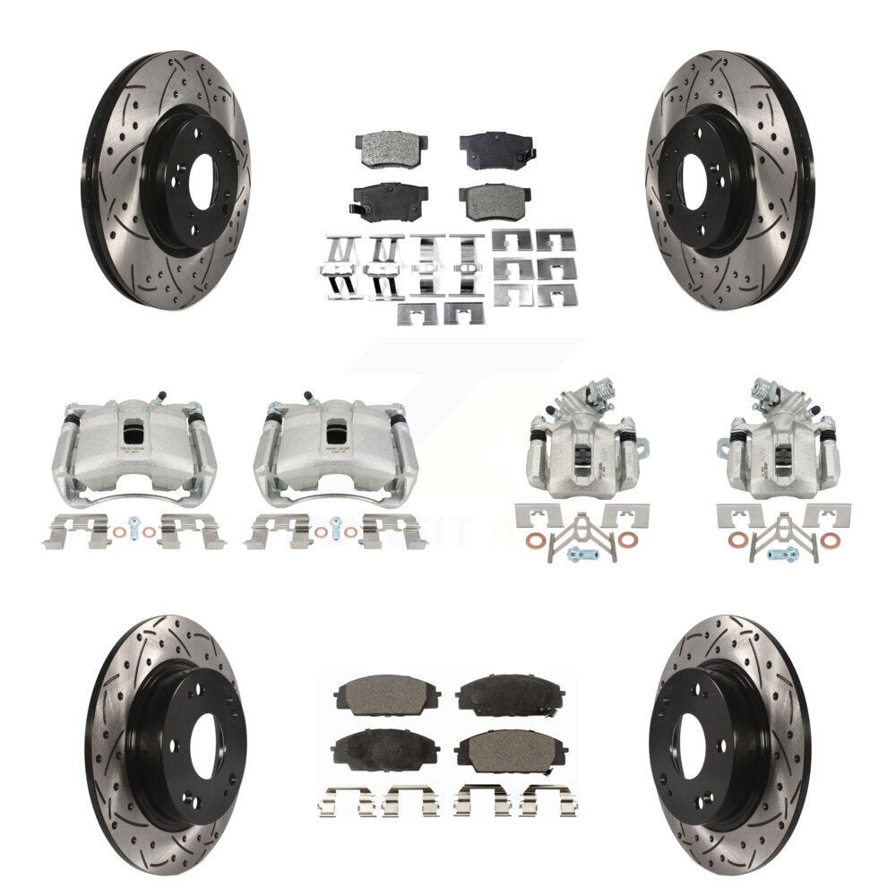 Transit Auto KCD-100276T Disc Brake Kit for 2007-2010 Acura CSX - Front and Rear product image