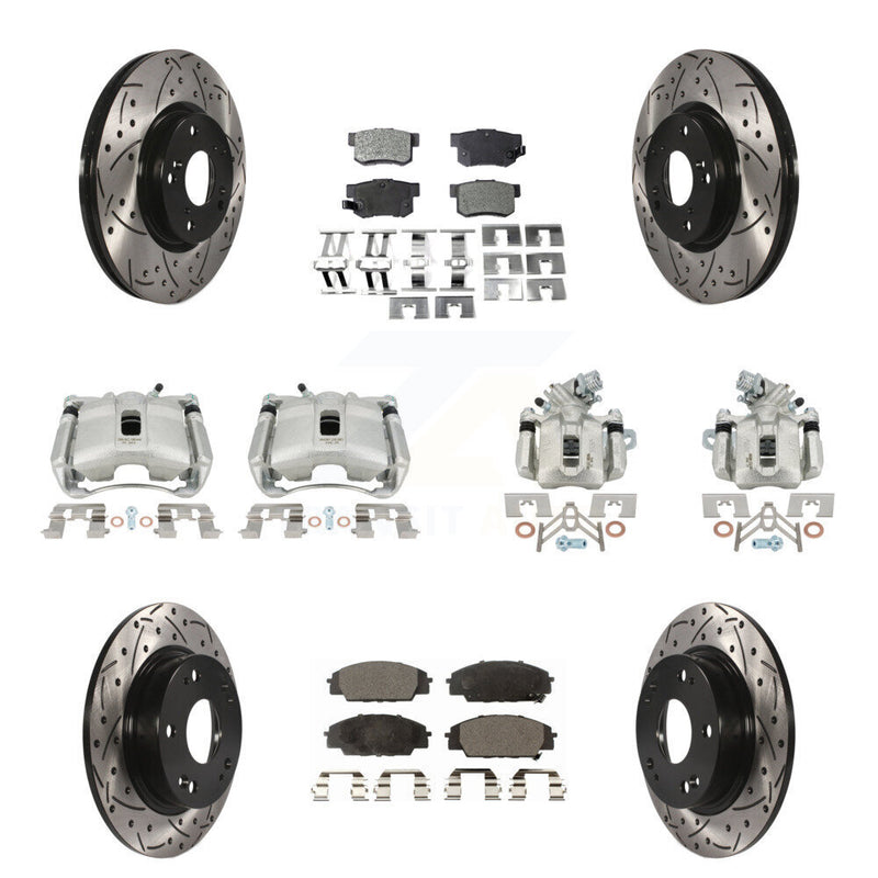 Transit Auto KCD-100276T Disc Brake Kit for 2007-2010 Acura CSX - Front and Rear product image