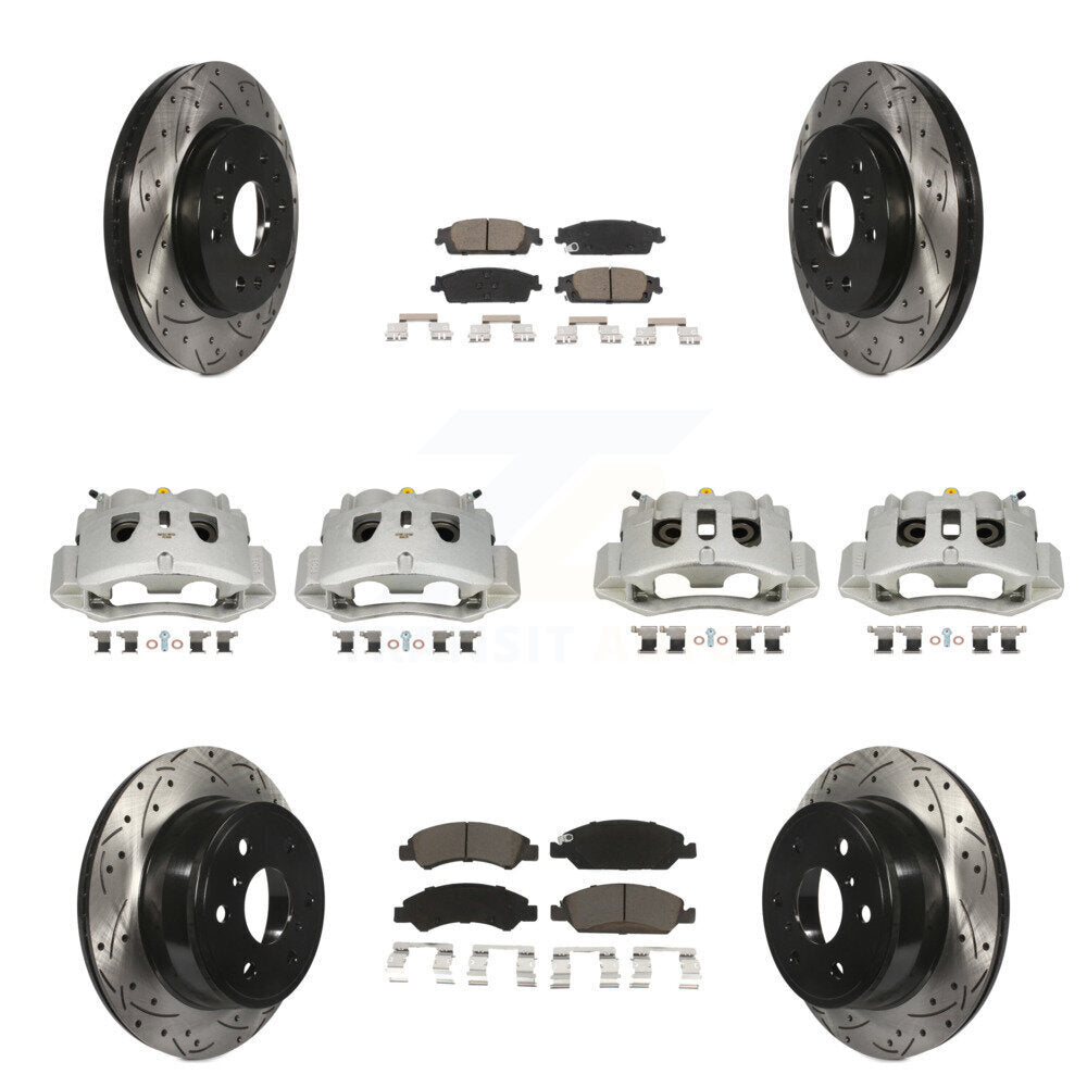 Transit Auto KCD-100277C Disc Brake Kit for 2016 Chevrolet Suburban - Front and Rear product image