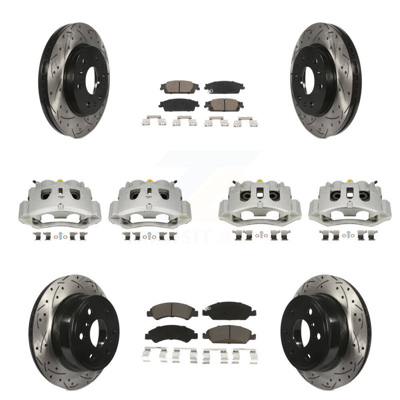 Transit Auto KCD-100277C Disc Brake Kit for 2016 Chevrolet Suburban - Front and Rear product image