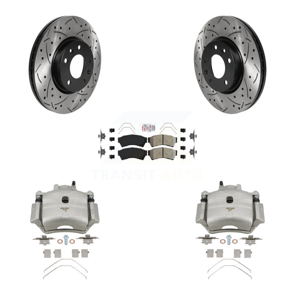 Transit Auto KCD-100278N Disc Brake Kit for 2006-2013 Mazda 6, Lincoln MKZ, Ford Fusion & more - Front product image