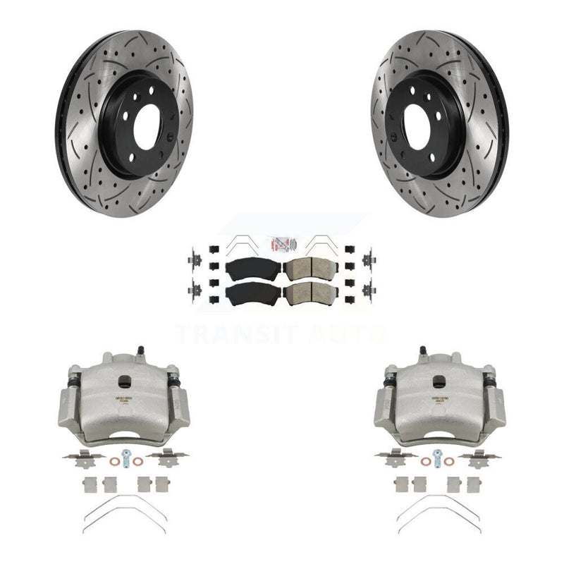 Transit Auto KCD-100278N Disc Brake Kit for 2006-2013 Mazda 6, Lincoln MKZ, Ford Fusion & more - Front product image