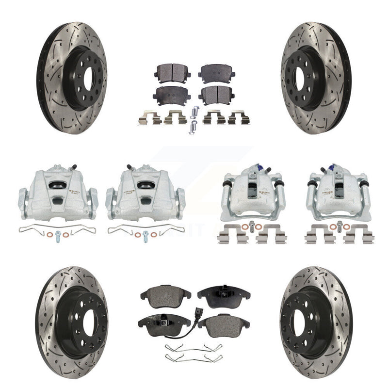 Transit Auto KCD-100278P Disc Brake Kit for 2009-2011 Volkswagen Tiguan - Front and Rear product image