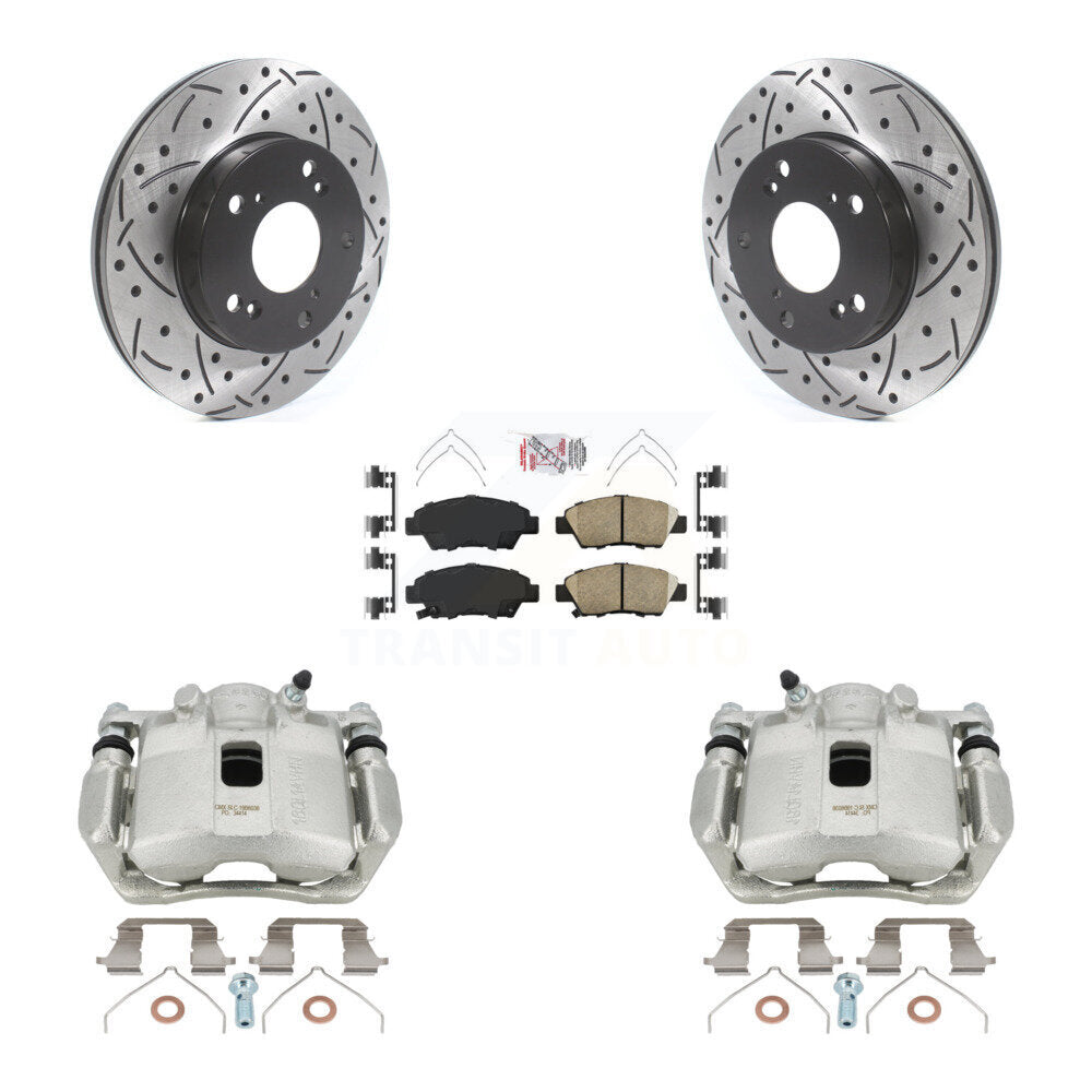 Transit Auto KCD-100279N Disc Brake Kit for 2011-2015 Honda CR-Z - Front product image