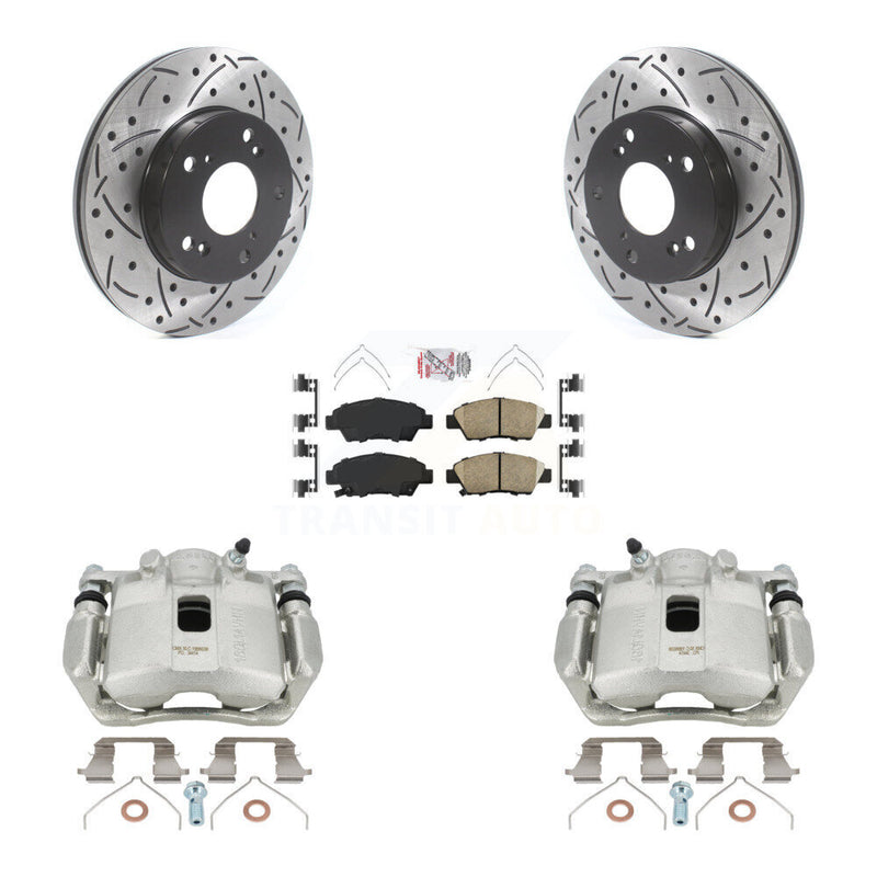 Transit Auto KCD-100279N Disc Brake Kit for 2011-2015 Honda CR-Z - Front product image