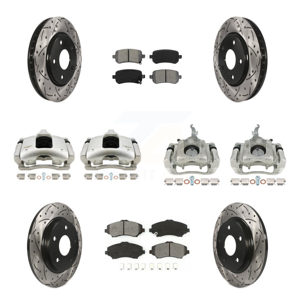 Transit Auto KCD-100279S Disc Brake Kit for 2009-2011 Dodge Journey - Front and Rear product image