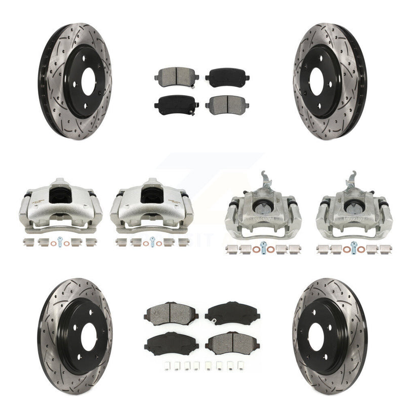 Transit Auto KCD-100279S Disc Brake Kit for 2009-2011 Dodge Journey - Front and Rear product image