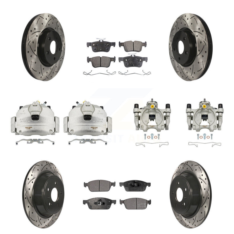 Transit Auto KCD-100279T Disc Brake Kit for 2017-2019 Lincoln MKC, Ford Escape - Front and Rear product image
