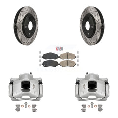 Transit Auto KCD-100281N Disc Brake Kit for 2008-2012 Ram C/V, Volkswagen Routan, Chrysler Town & Country & more - Front product image
