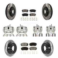 Transit Auto KCD-100281S Disc Brake Kit for 2012-2016 Kia Sportage, Hyundai Tucson - Front and Rear product image