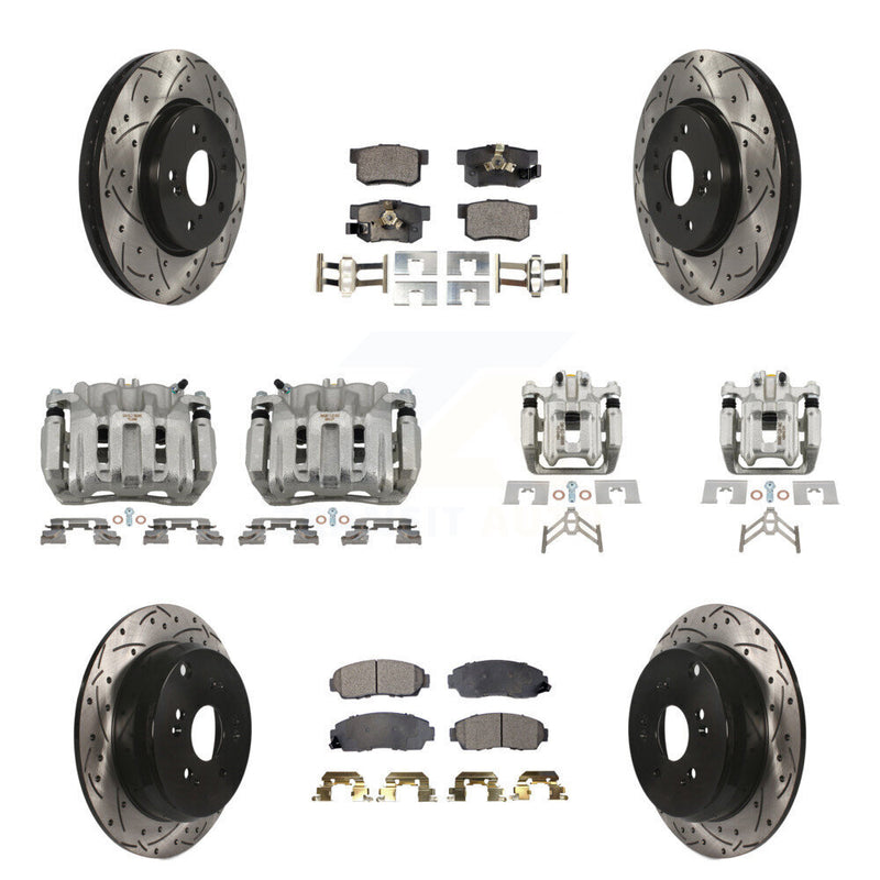 Transit Auto KCD-100282P Disc Brake Kit for 2007-2011 Honda CR-V - Front and Rear product image
