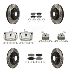 Transit Auto KCD-100283C Disc Brake Kit for 2016-2018 Mazda CX-3 - Front and Rear product image