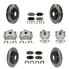 Transit Auto KCD-100283P Disc Brake Kit for 2017-2019 Chevrolet Cruze - Front and Rear product image