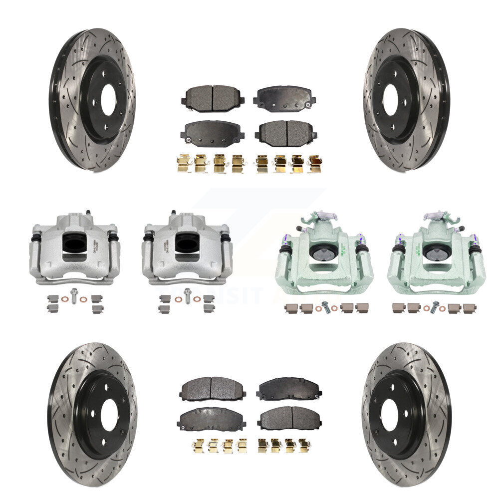 Transit Auto KCD-100283T Disc Brake Kit for 2012 Ram C/V - Front and Rear product image
