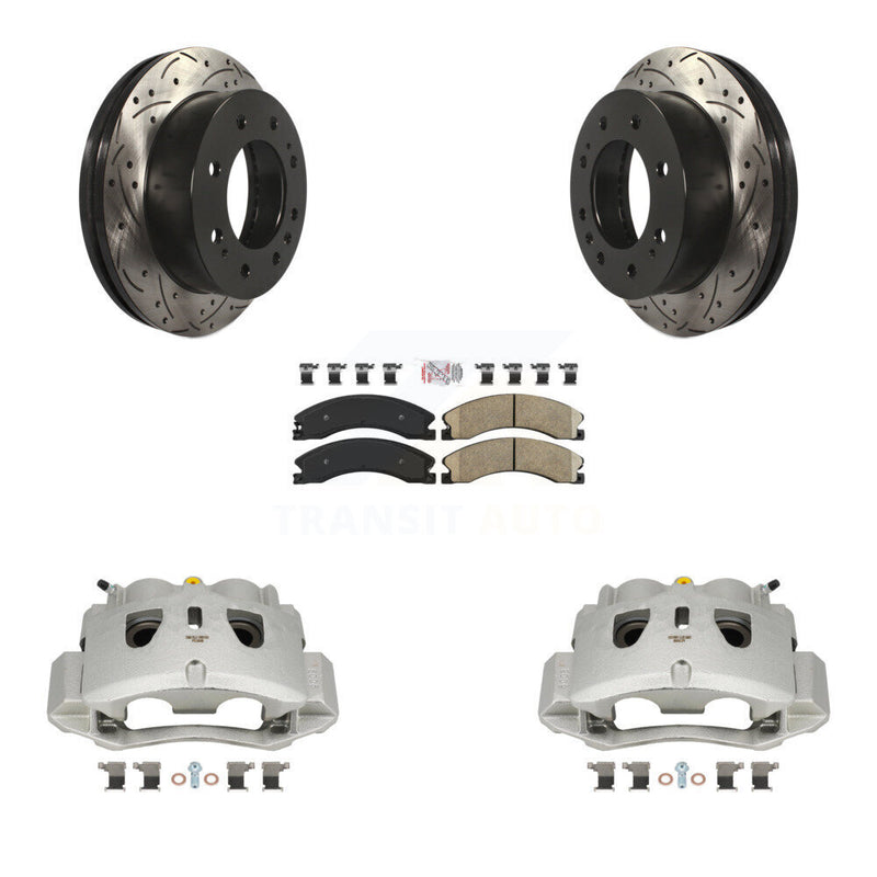 Transit Auto KCD-100285N Disc Brake Kit for 2011-2019 Chevrolet Suburban 3500 HD, Chevrolet Silverado 2500 HD, Chevrolet Silverado 3500 HD & more - Front product image
