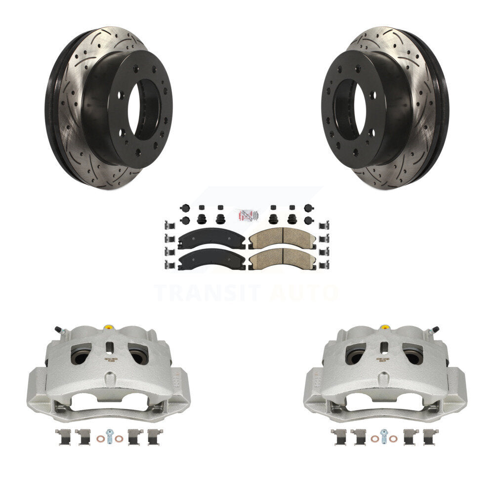 Transit Auto KCD-100287N Disc Brake Kit for 2011-2019 Chevrolet Suburban 3500 HD, Chevrolet Silverado 2500 HD, Chevrolet Silverado 3500 HD & more - Front product image