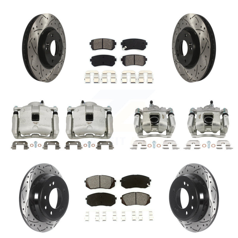 Transit Auto KCD-100287S Disc Brake Kit for 2016 Kia Sportage - Front and Rear product image