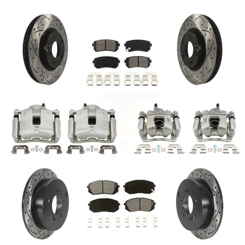 Transit Auto KCD-100289S Disc Brake Kit for 2016 Kia Sportage - Front and Rear product image