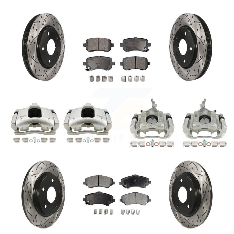 Transit Auto KCD-100289T Disc Brake Kit for 2009-2011 Dodge Journey - Front and Rear product image