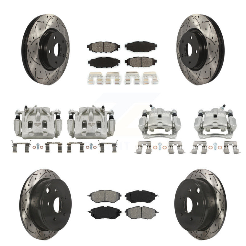 Transit Auto KCD-100291S Disc Brake Kit for 2015-2016 Subaru WRX - Front and Rear product image