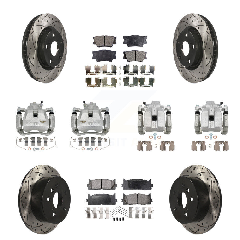Transit Auto KCD-100292T Disc Brake Kit for 2007-2012 Lexus ES350, Toyota Camry, Toyota Avalon - Front and Rear product image