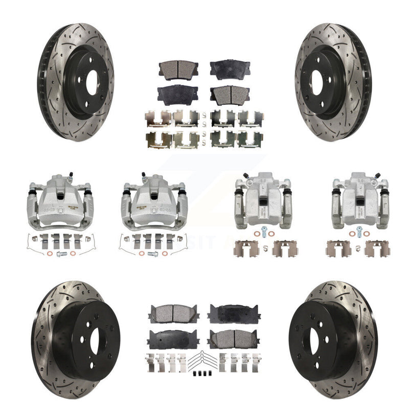 Transit Auto KCD-100292T Disc Brake Kit for 2007-2012 Lexus ES350, Toyota Camry, Toyota Avalon - Front and Rear product image