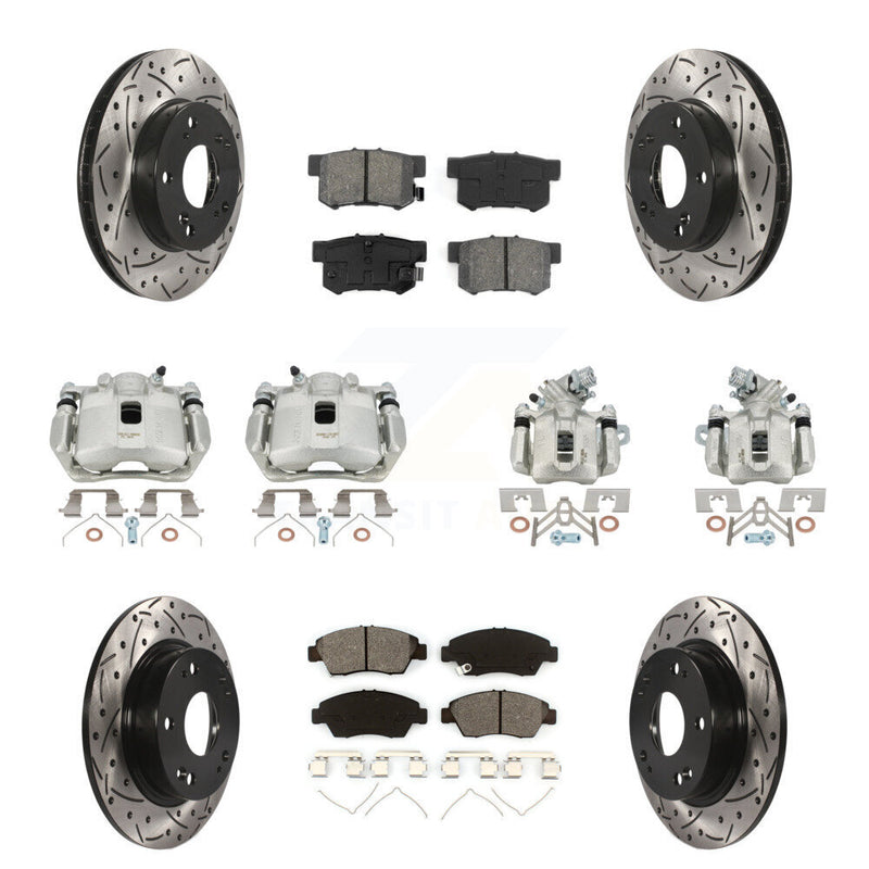 Transit Auto KCD-100293S Disc Brake Kit for 2013-2015 Acura ILX - Front and Rear product image