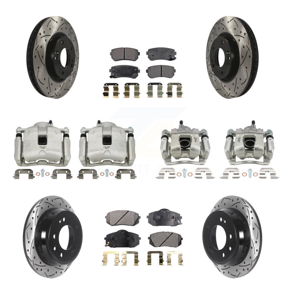 Transit Auto KCD-100294P Disc Brake Kit for 2016 Kia Sportage - Front and Rear product image