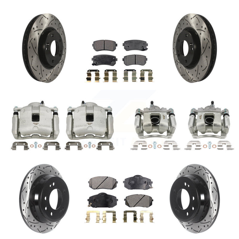 Transit Auto KCD-100294P Disc Brake Kit for 2016 Kia Sportage - Front and Rear product image