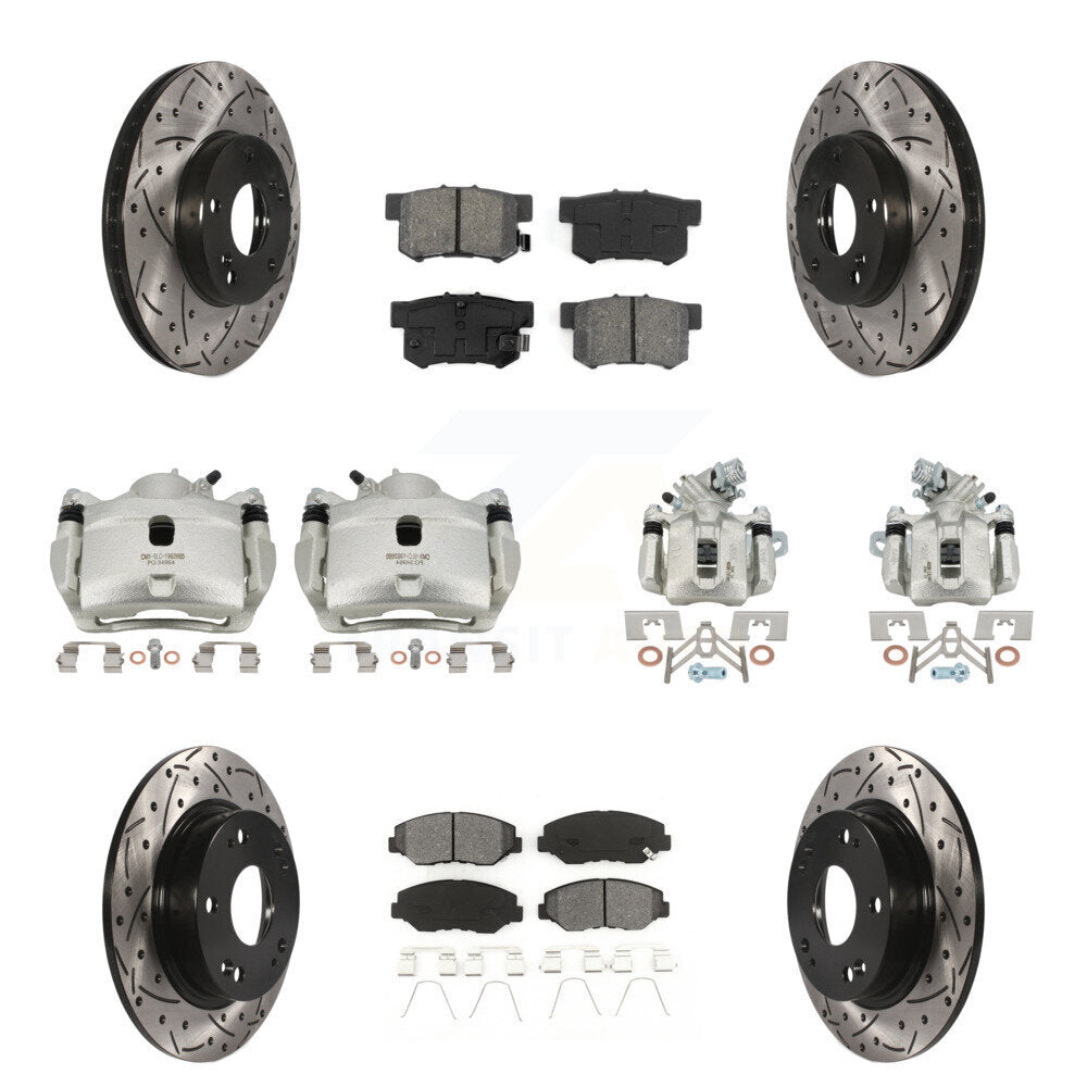 Transit Auto KCD-100294S Disc Brake Kit for 2013-2015 Honda Civic, Acura ILX - Front and Rear product image