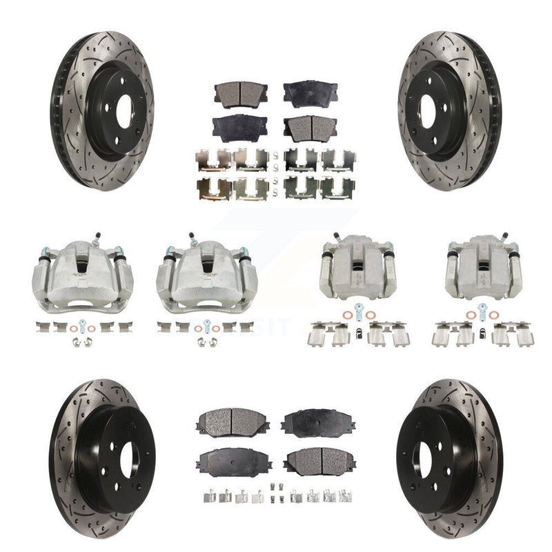 Transit Auto KCD-100294T Disc Brake Kit for 2006-2012 Toyota RAV4 - Front and Rear product image