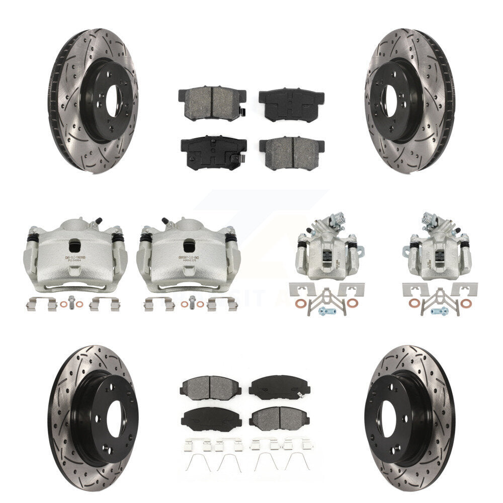 Transit Auto KCD-100295S Disc Brake Kit for 2015 Honda Civic - Front and Rear product image