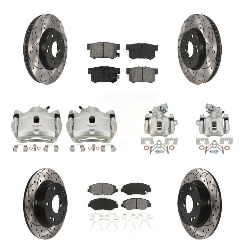Transit Auto KCD-100295S Disc Brake Kit for 2015 Honda Civic - Front and Rear product image