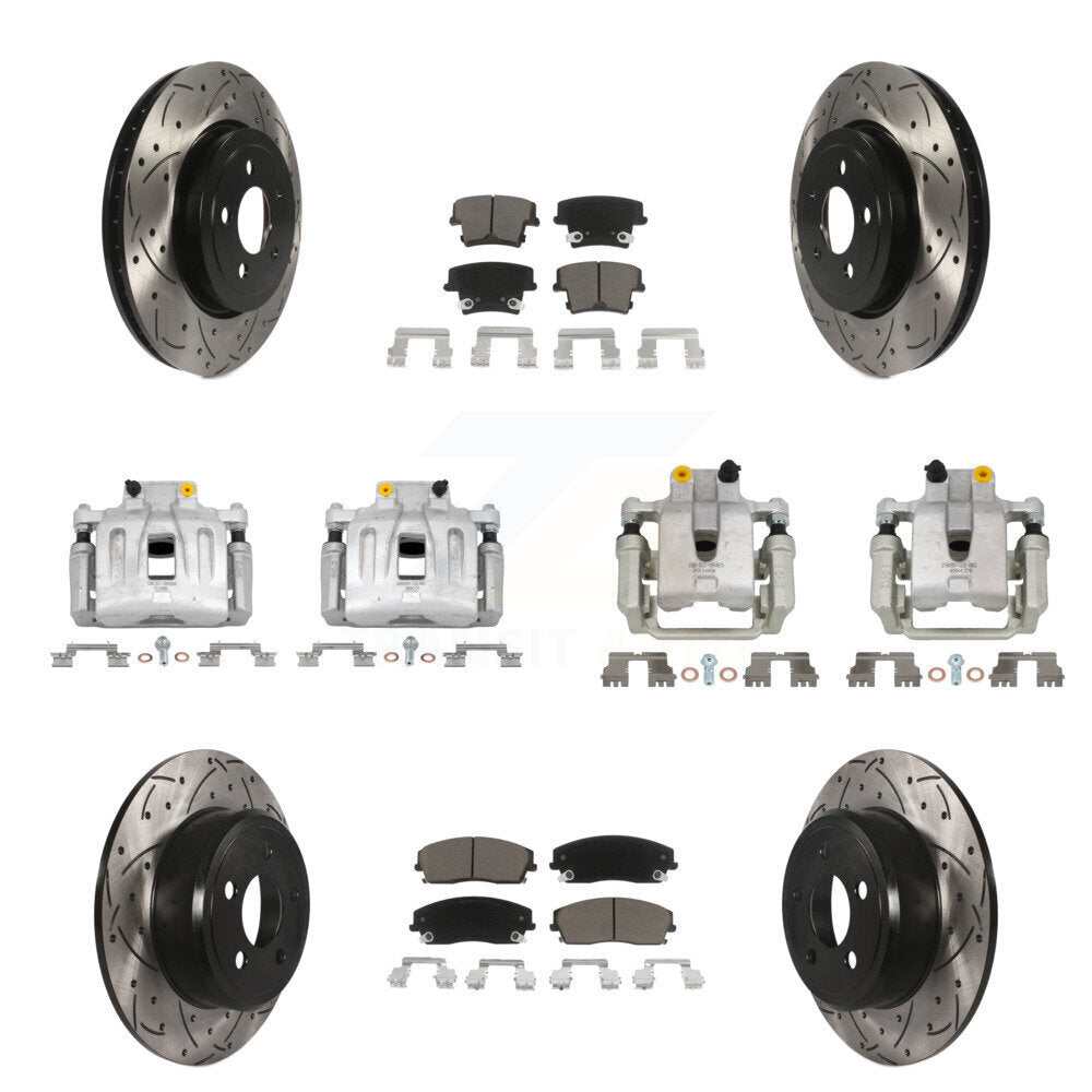 Transit Auto KCD-100296C Disc Brake Kit for 2015-2016 Dodge Charger - Front and Rear product image