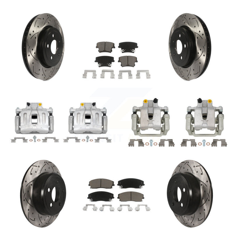 Transit Auto KCD-100296C Disc Brake Kit for 2015-2016 Dodge Charger - Front and Rear product image