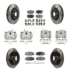 Transit Auto KCD-100296T Disc Brake Kit for 2012-2018 Toyota RAV4 - Front and Rear product image