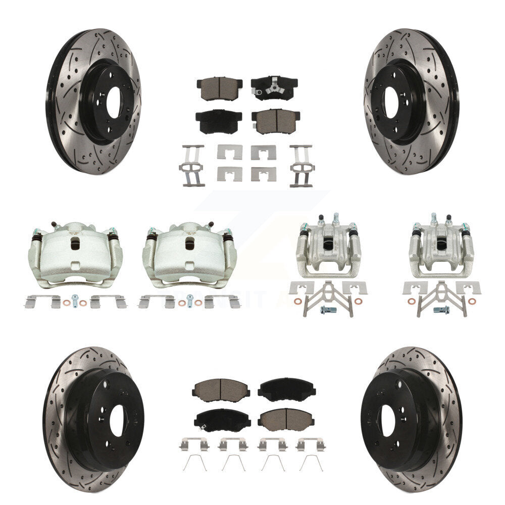 Transit Auto KCD-100297C Disc Brake Kit for 2005-2006 Honda CR-V - Front and Rear product image