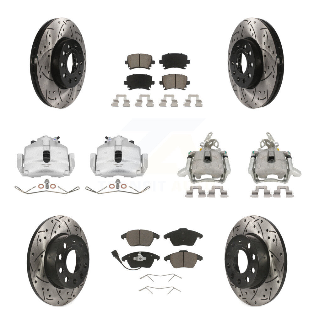 Transit Auto KCD-100298C Disc Brake Kit for 2006-2009 Volkswagen Rabbit - Front and Rear product image