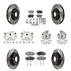 Transit Auto KCD-100299P Disc Brake Kit for 2012-2015 Acura ILX, Honda Civic - Front and Rear product image